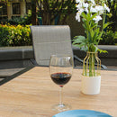 Bigroof Patio Furniture Sets 5 Piece Outdoor Dining Set Table and Chairs with 1 x 37"x37" Square UmbrellaTable and 4 x Textilene Swivel Patio Chair for Outdoor, Kitchen, Backyard, Patio, Lawn & Garden - bigroofus