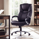 High-Back Leather Executive Chair - bigroofus