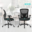 Mesh Massage Office/Home Chair-Big & Tall 400lbs - bigroofus